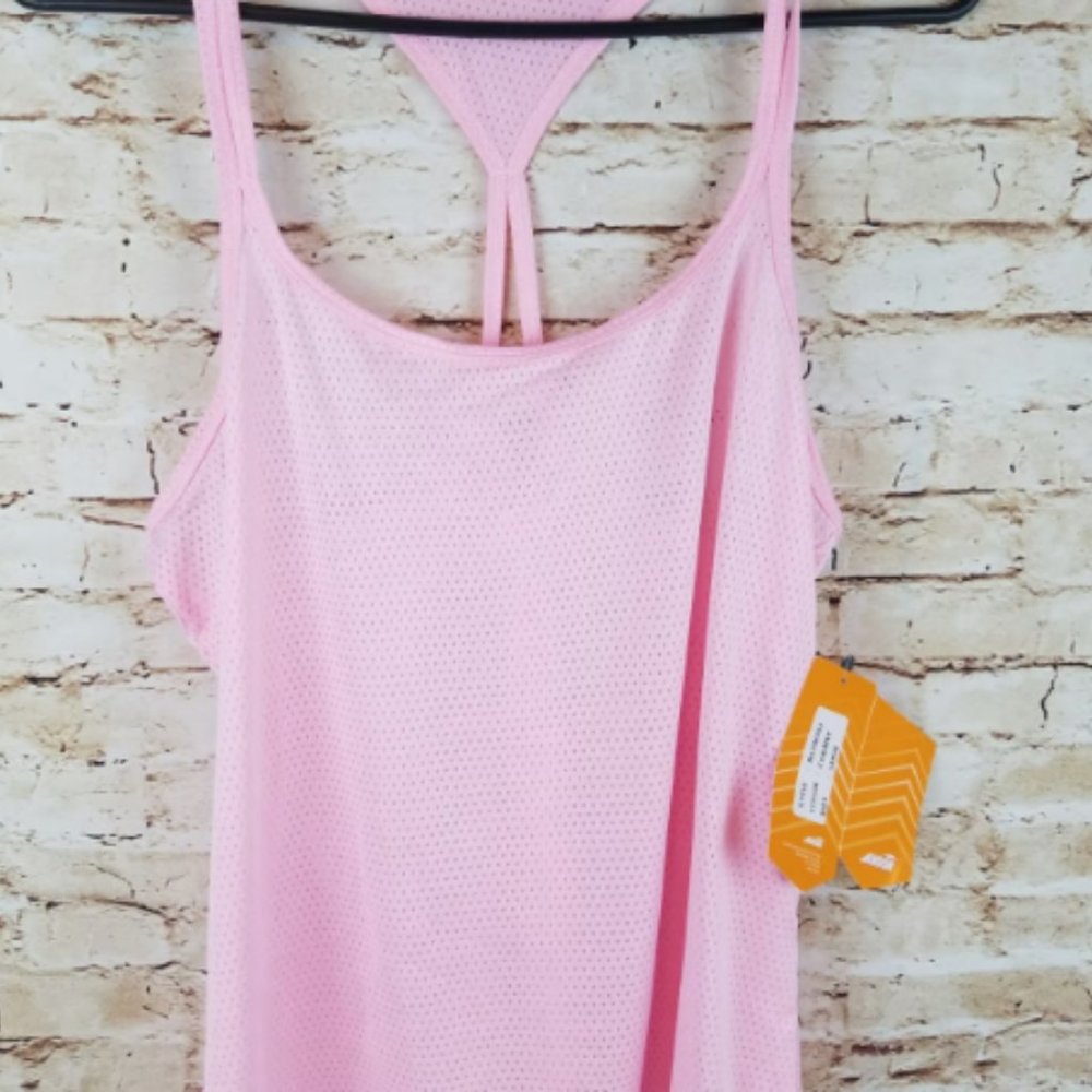 Aviva pink athletic tank top. Size M New with tags.